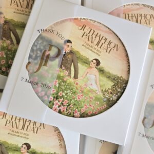 SEU-005 จานรองแก้วซับน้ํา