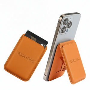 PRM-003 ซองใส่บัตรแม่เหล็กติดหลังโทรศัพท์ ตั้งโทรศัพท์ได้